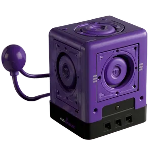 Purple Gamecube Console Png 06242024 PNG Image