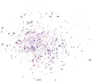 Purple Glitter Explosion Overlay PNG Image