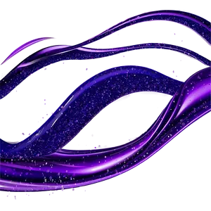 Purple Glitter Waves Png 06252024 PNG Image