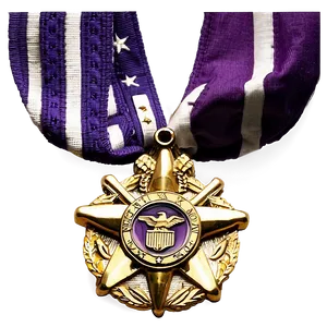 Purple Heart Medal Of Honor Png Imw87 PNG Image