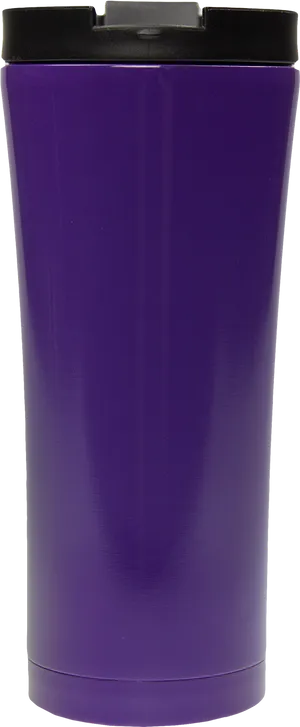 Purple Insulated Tumbler Black Lid PNG Image