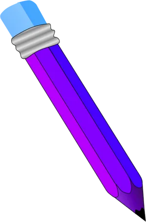 Purple Pencil Clipart PNG Image