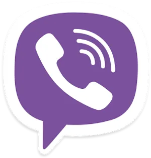 Purple Phone Logo PNG Image