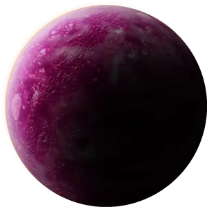 Purple Planet Rendering PNG Image