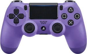 Purple Play Station4 Controller PNG