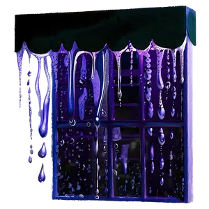 Purple Rain On Window Pane Png Ojg PNG Image