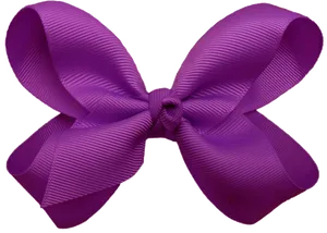 Purple Ribbon Bow Isolated PNG Image