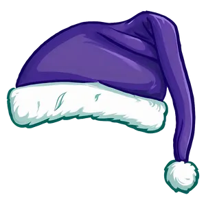 Purple Santa Hat Vector Png Dts PNG Image