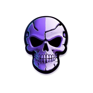 Purple Skull Trooper Fortnite Emblem Png Heu30 PNG Image