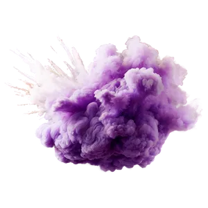 Purple Smoke Explosion Png Ifp PNG Image