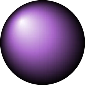 Purple Sphere Shading Gradient PNG Image