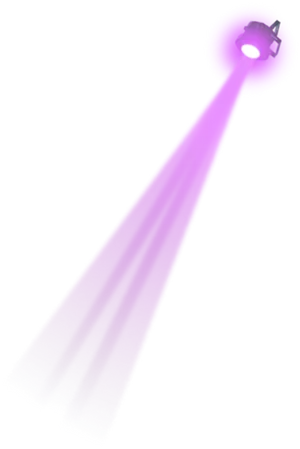 Purple Spotlight Shiningin Darkness PNG Image