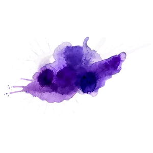 Purple Watercolor Splash Png Its15 PNG Image