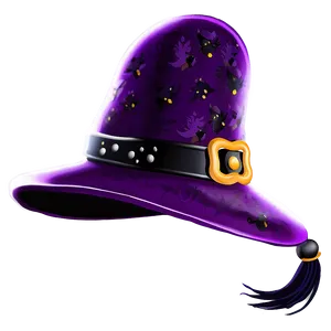 Purple Witches Hat Png 06292024 PNG Image