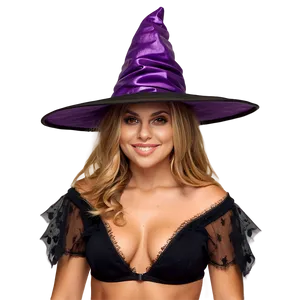 Purple Witches Hat Png 06292024 PNG Image