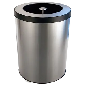 Push Bin Silver Png 06242024 PNG Image