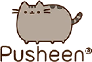 Pusheen_ Cat_ Logo PNG Image