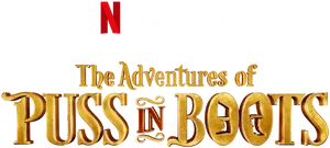 Puss In Boots Netflix Series Logo PNG Image