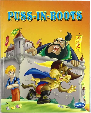 Pussin Boots Adventure Cover PNG Image