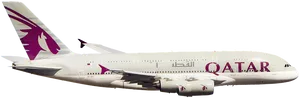 Qatar Airways Aircraft Profile PNG Image