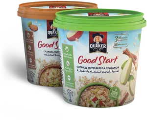 Quaker Good Start Oatmeal Cups PNG Image