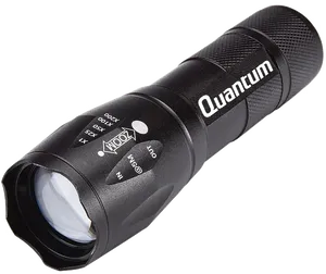 Quantum Black Flashlight PNG Image