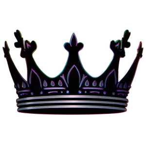 Queen Crown Silhouette Art Png 06292024 PNG Image