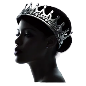 Queen Crown Silhouette Png Mrk22 PNG Image