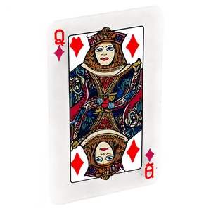 Queen Of Diamonds Playing Card Png Lir PNG Image