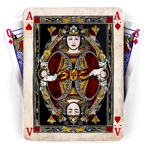 Queen Of Diamonds Playing Card Png Rhn69 PNG Image