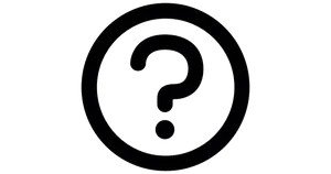 Question Mark Outline Clipart PNG Image