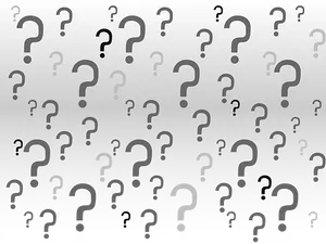 Question Marks Pattern Background PNG Image