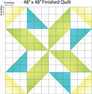 Quilt Design Graph Paper48x48 PNG Image