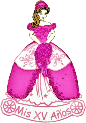 Quinceanera Celebration Figurine.png PNG Image