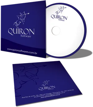 Quiron Software Branding Materials PNG Image