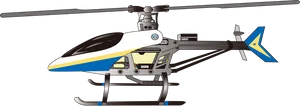 R C Helicopter Vector Illustration PNG Image