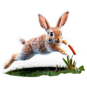 Rabbit Jumping Clipart Png Glr PNG Image