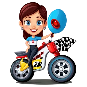 Racing And Cars Cartoon Character Png Vwy PNG Image