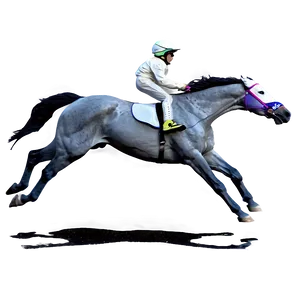 Racing Horse In Full Gallop Png Pil PNG Image