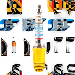 Racing Spark Plug Png Laj10 PNG Image