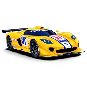 Racing Yellow Car Graphic Png Bkw6 PNG Image