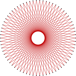 Radial Abstract Pattern PNG Image