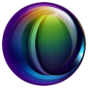 Radial Gradient Sphere Png Qqb PNG Image