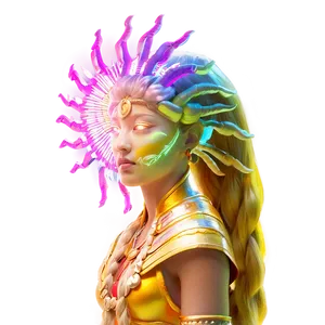 Radiant Sun Goddess Png Sxa PNG Image