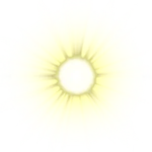 Radiant Sun Graphic PNG Image