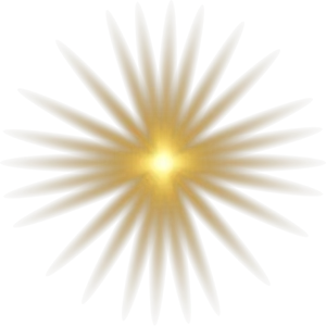 Radiant Sun Graphic PNG Image