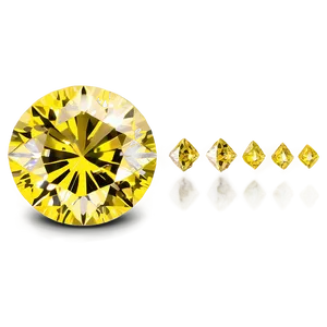 Radiant Yellow Diamond Illustration Png Rsx9 PNG Image