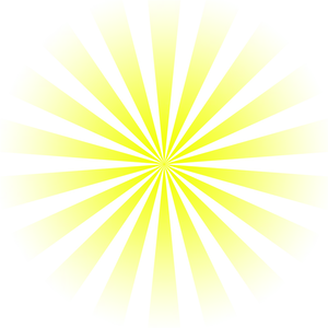 Radiant Yellow Starburst Pattern PNG Image