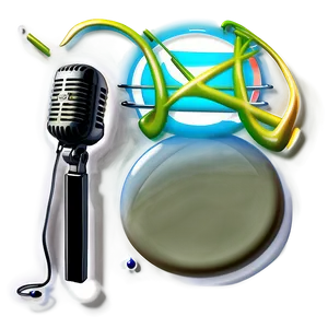 Radio Mic With Stand Png 75 PNG Image