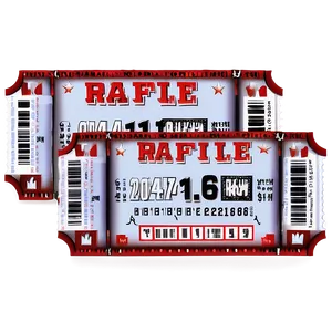 Raffle Ticket A PNG Image